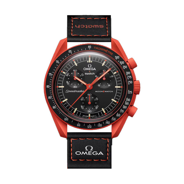 امگا سواچ قرمز و مشکی