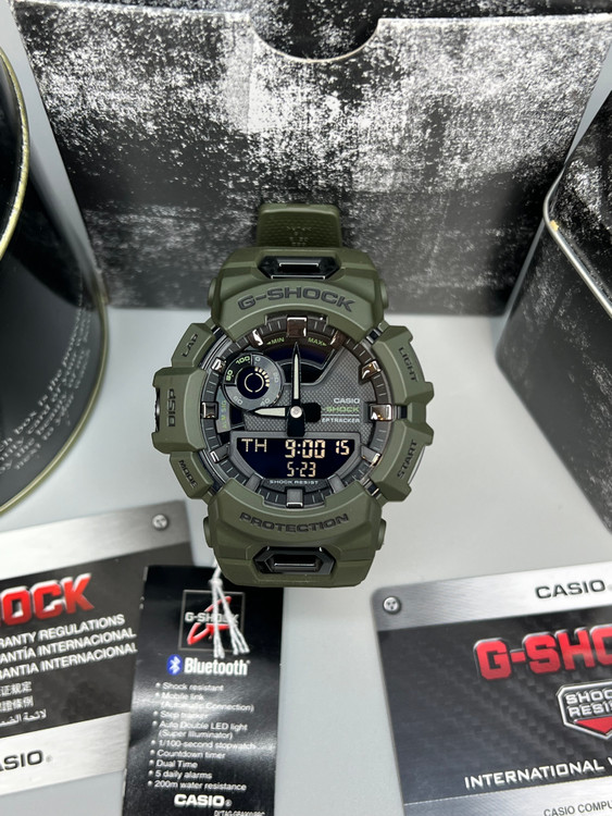 ساعت مچی جیشاک سبز ارتشی