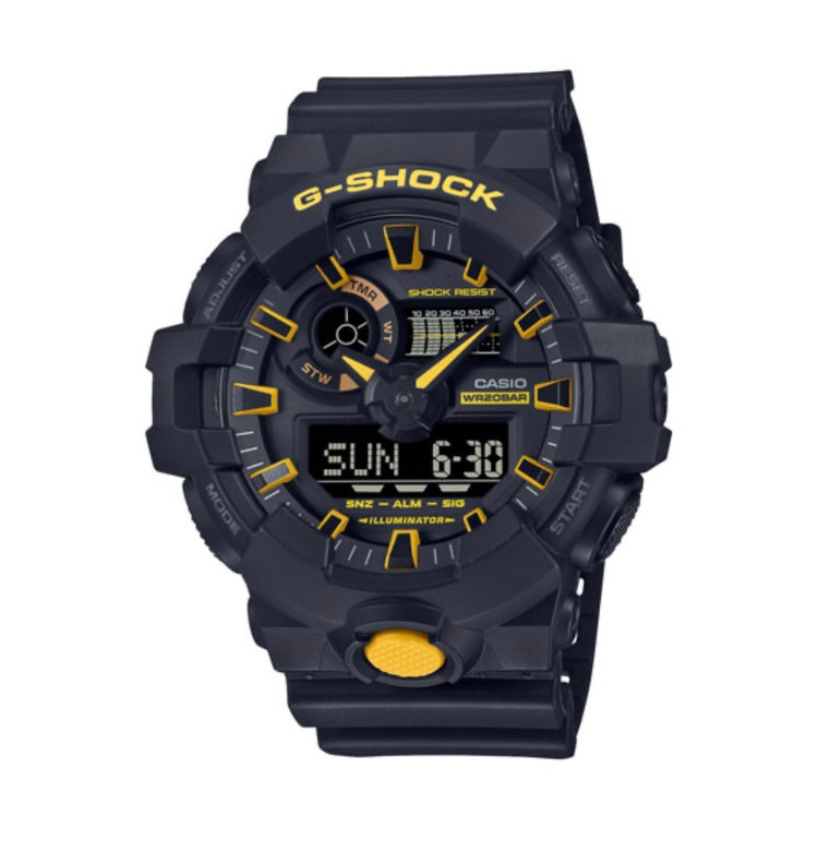 ساعت مچی مردانه CASIO G-SHOCK GA-700CY-1ADR اورجینال نمای روبرو
