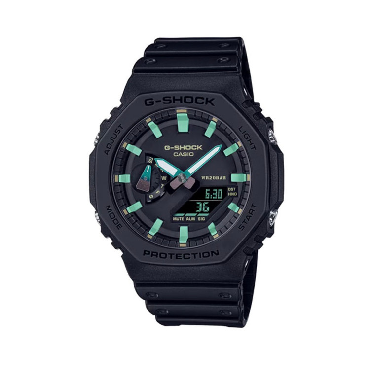 ساعت مچی مردانه G-SHOCK مدل CASIO GA-2100RC-1ADR نمای روبر