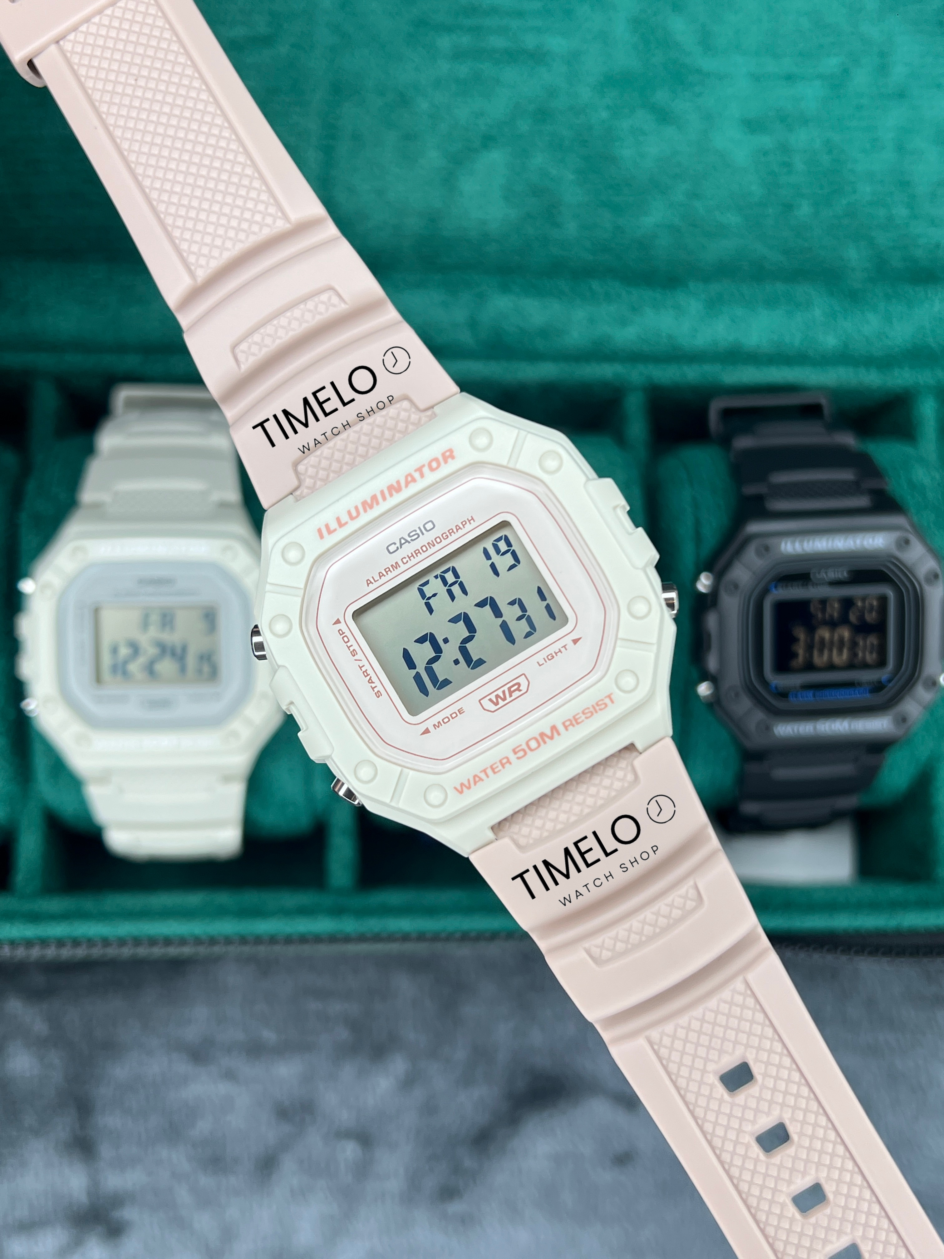 ساعت مچی زنانه  CASIO-W-218HC-4A2VDF