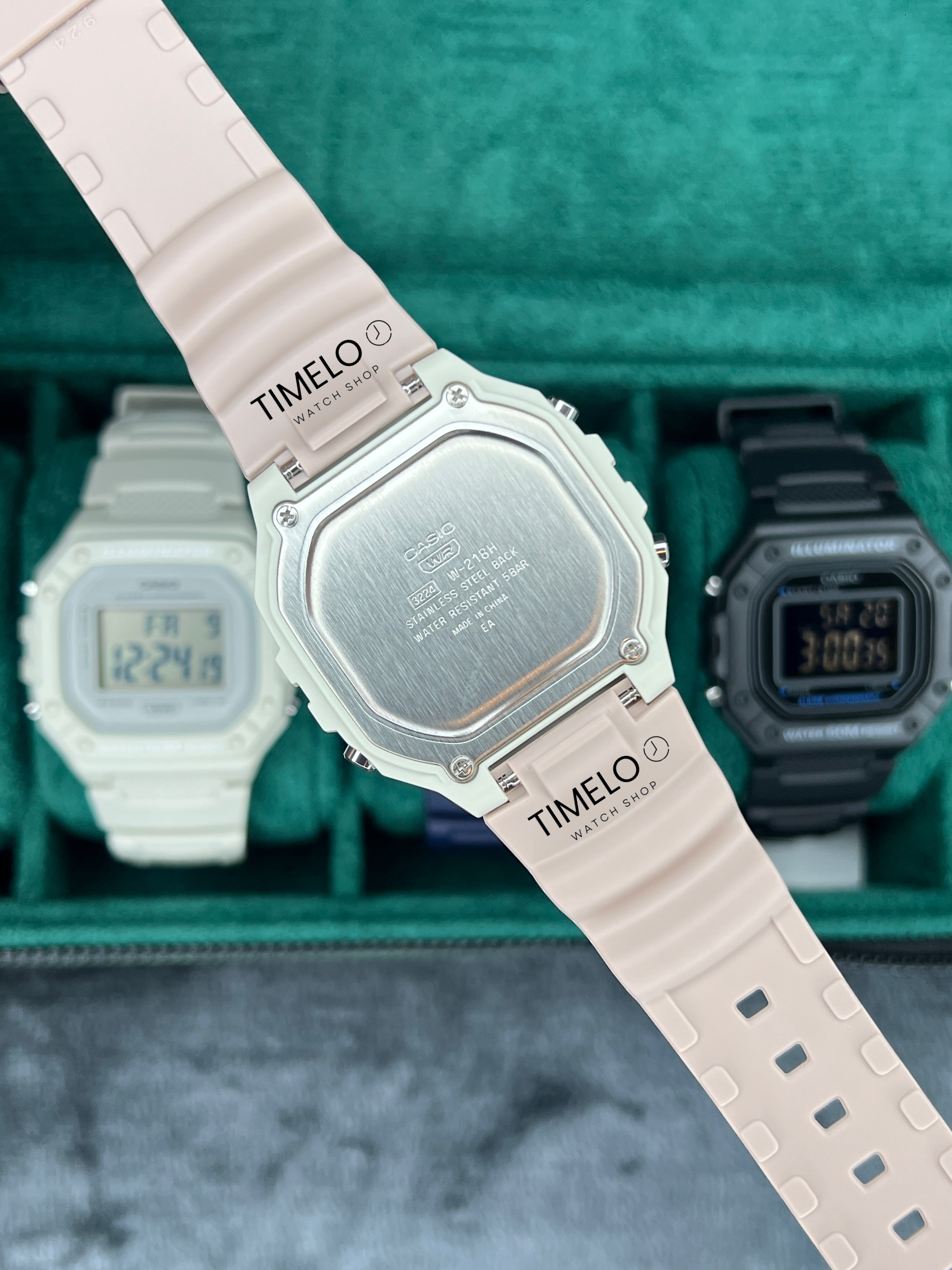 ساعت مچی زنانه  CASIO-W-218HC-4A2VDF