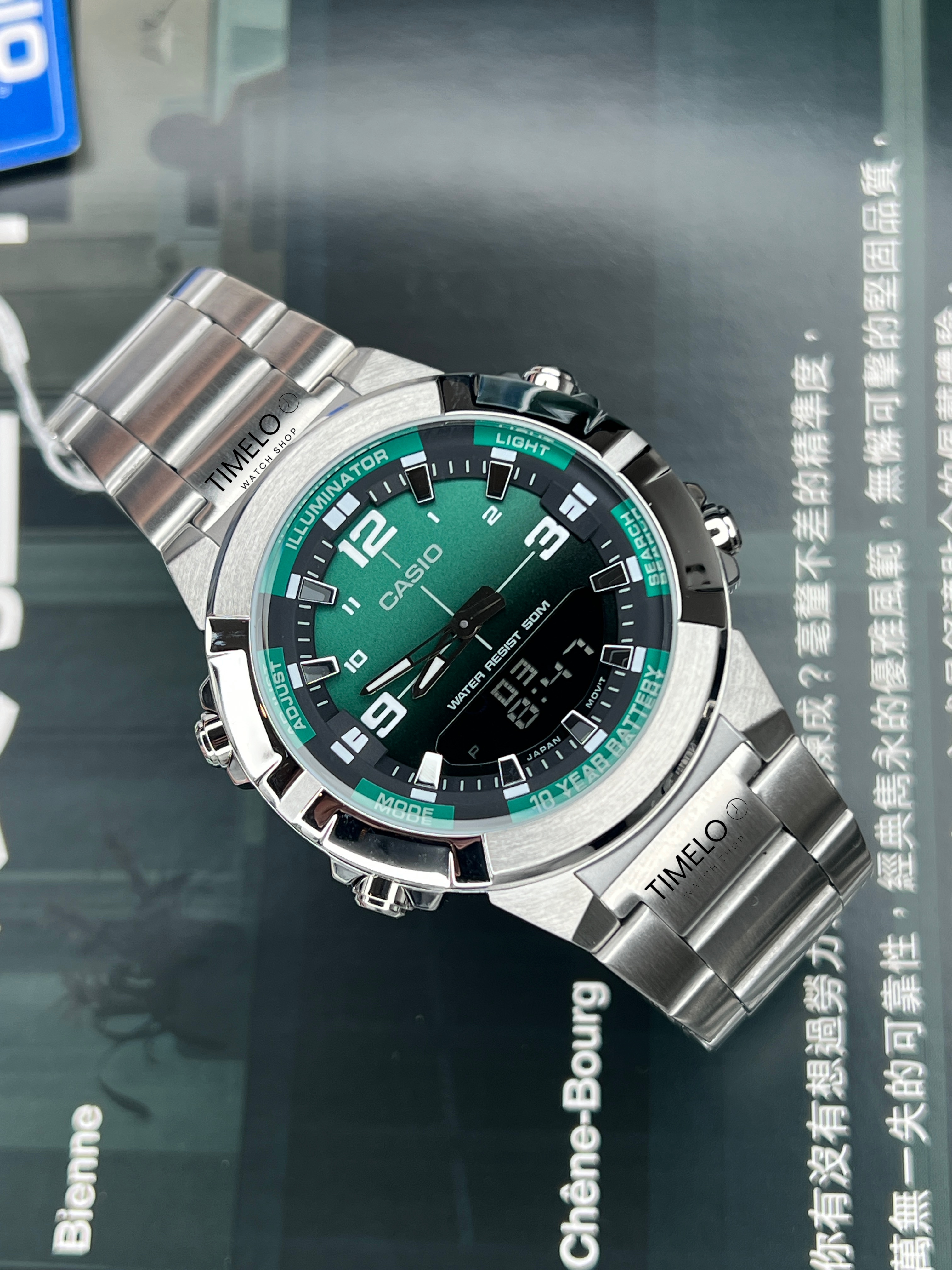 ساعت مچی مردانه CASIO- AMW-870DA-3AVDF