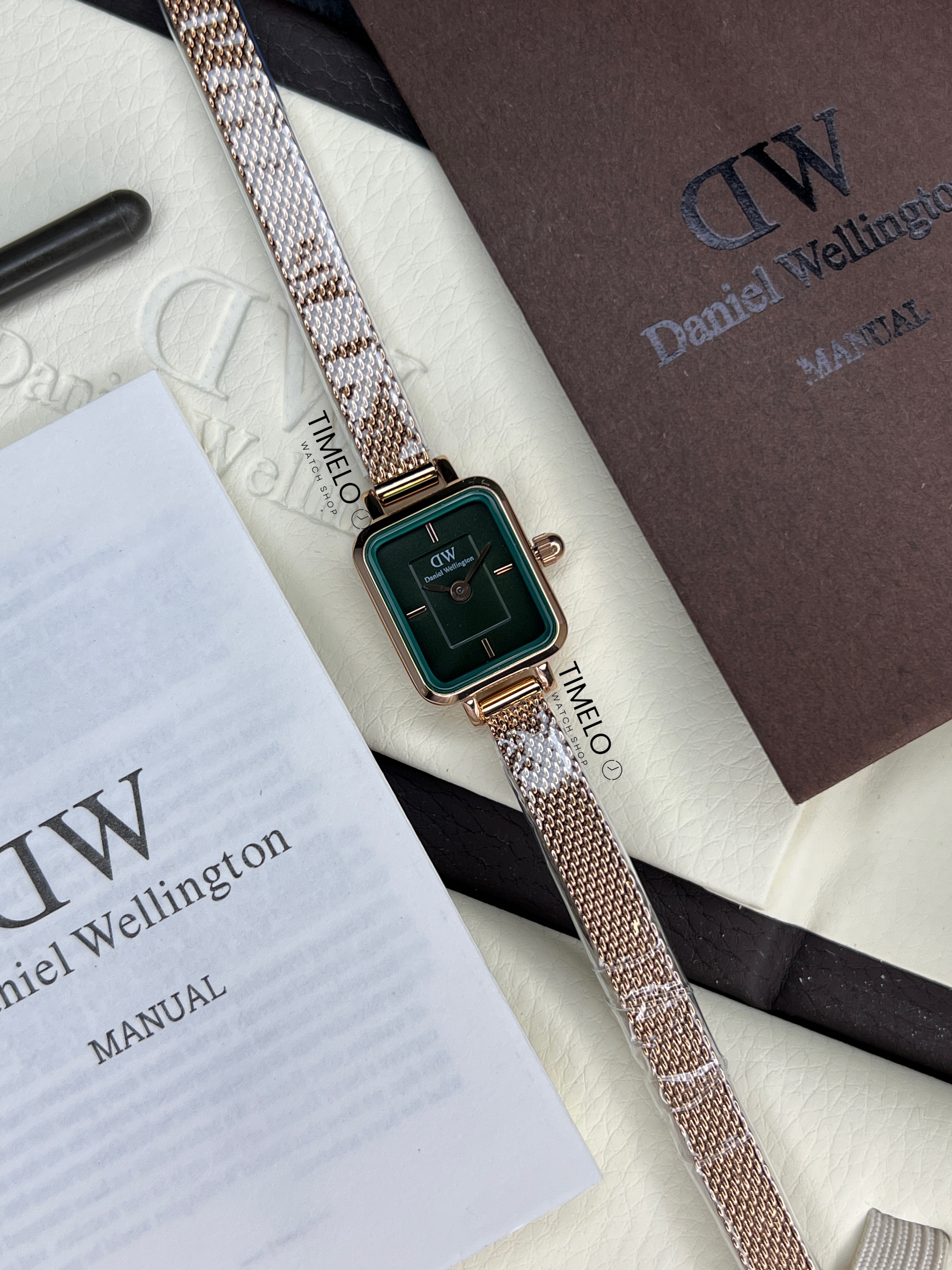 ساعت مچی سبز رزگلد