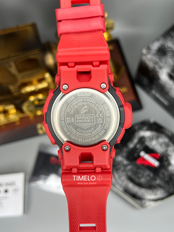 ساعت مردانه قرمز جیشاک