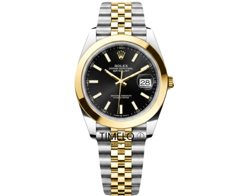 ساعت مردانه رولکس دو رنگ طلایی نقره ای
