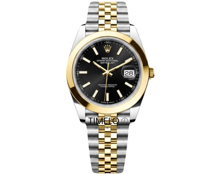 ساعت مردانه رولکس دو رنگ طلایی نقره ای