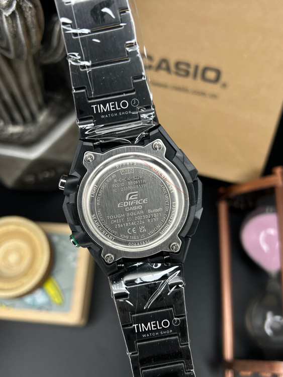 ساعت مچی مردانه مشکی کاسیو ادیفایس